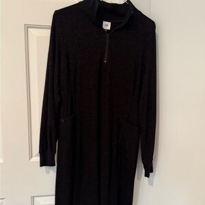 CAbi Black Long Sleeve Dress